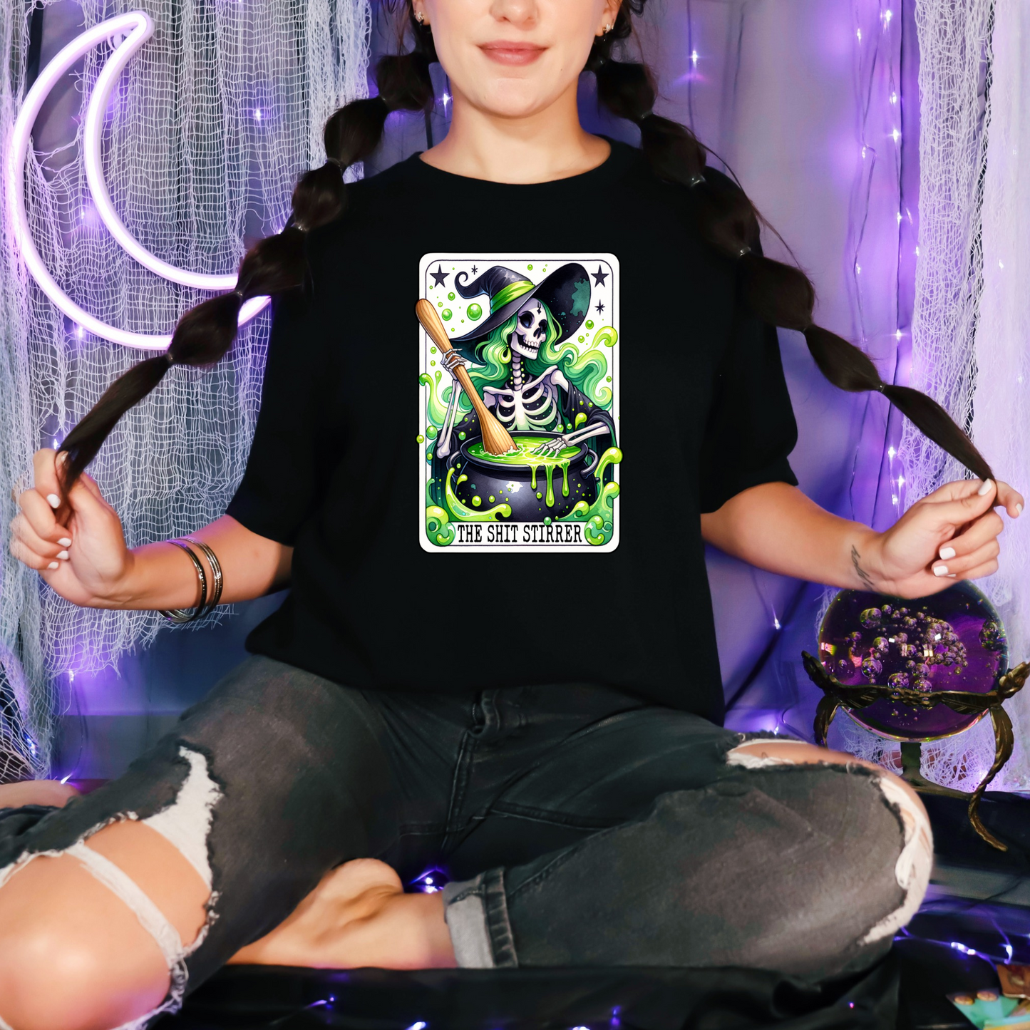 Wholesale Witch Stirrer - Black Tee