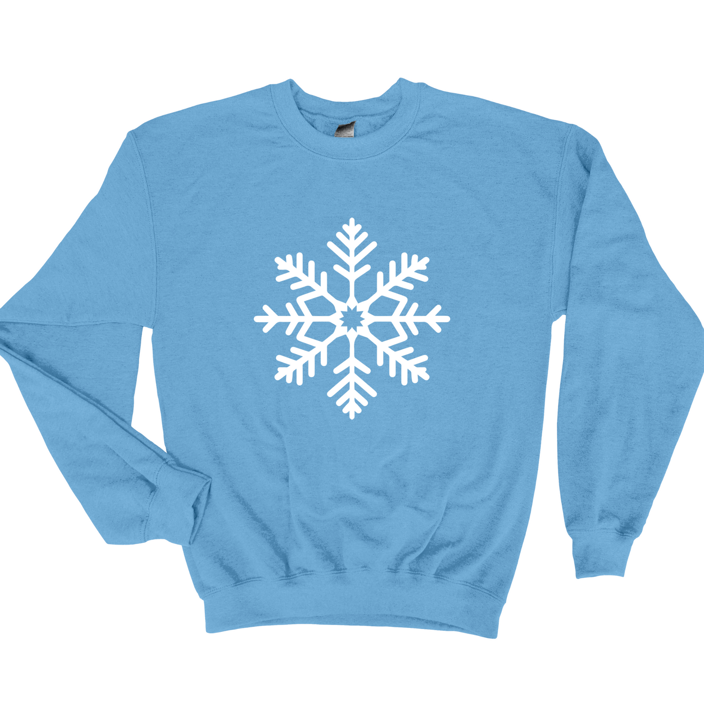Wholesale Winter Snowflake - Carolina Blue Sweatshirt
