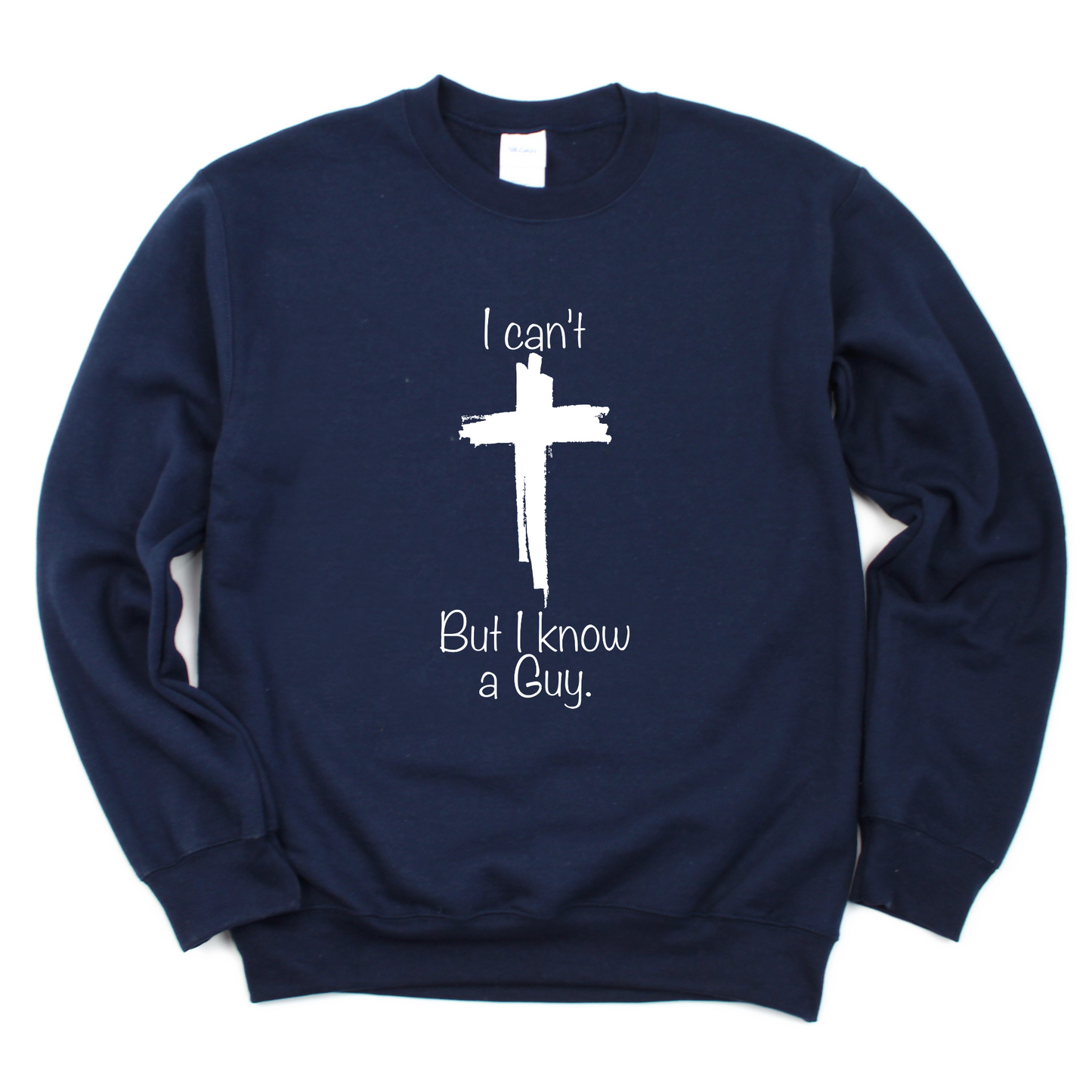 Wholesale I know a guy Graphic Tee - Black Sweatshirt