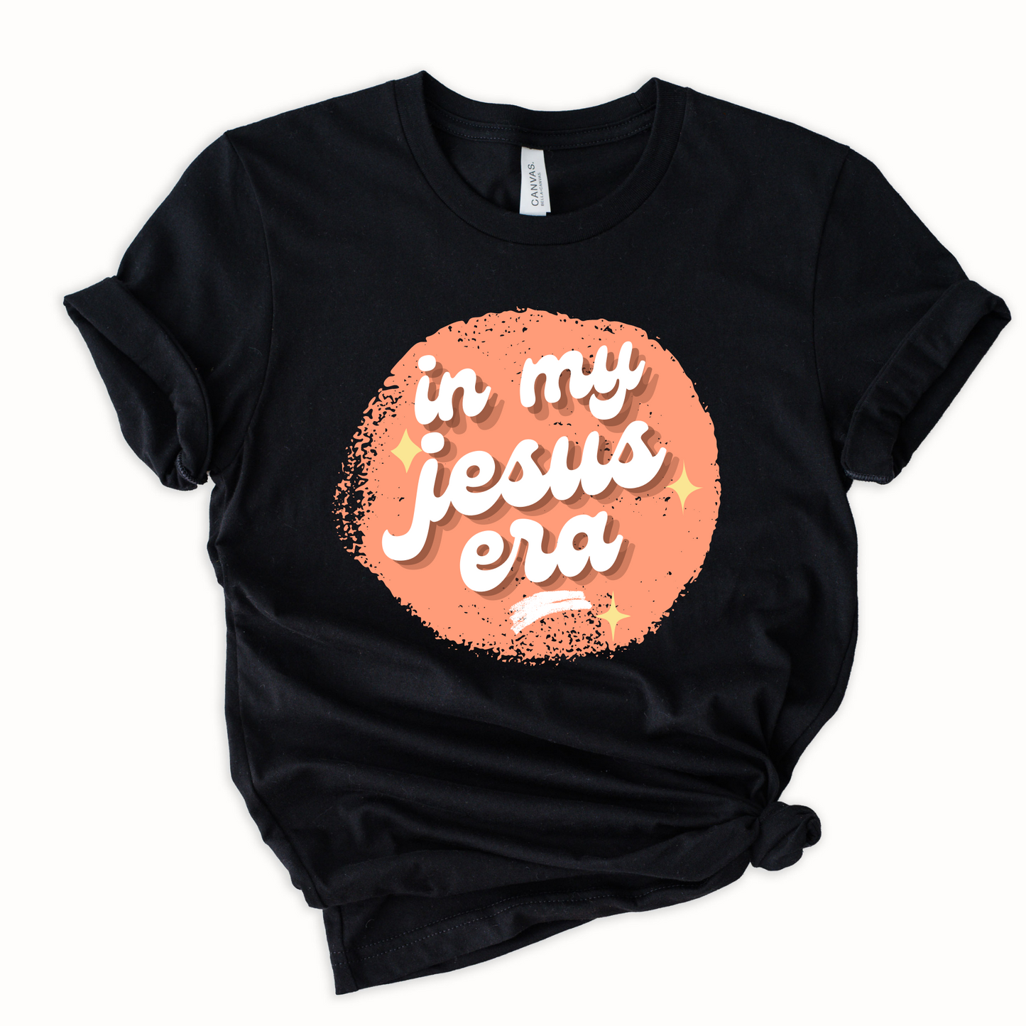 Wholesale Jesus Era Graphic Tee - Black Tee