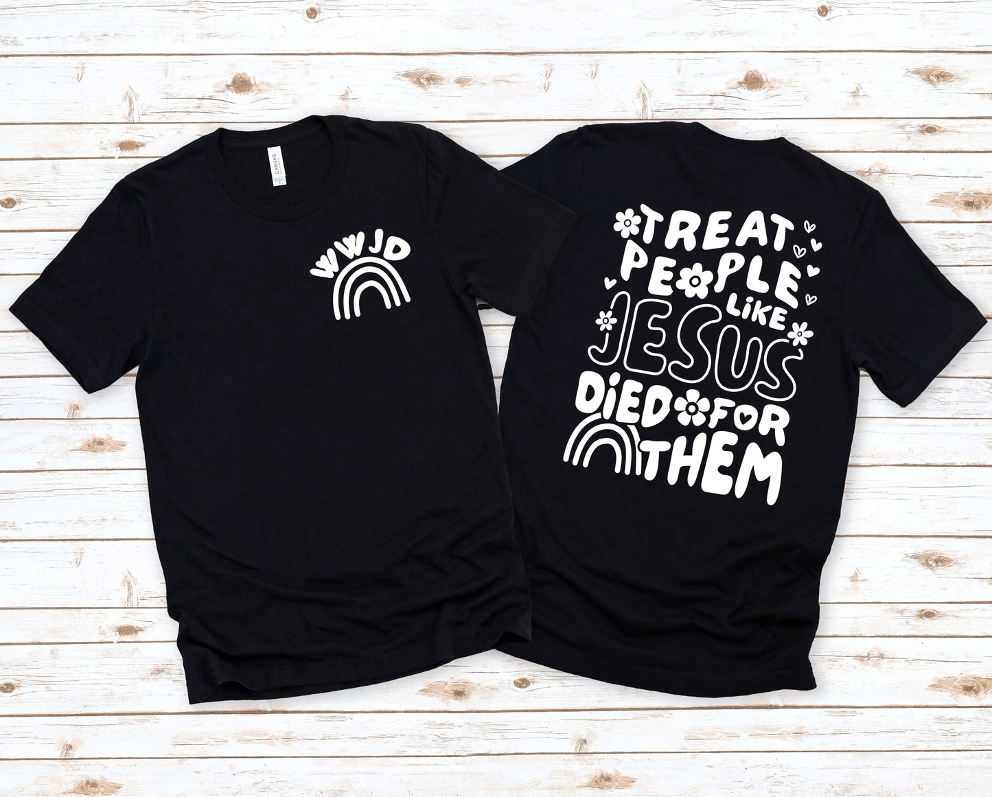 Wholesale Jesus Died For Them Graphic Tee - Black