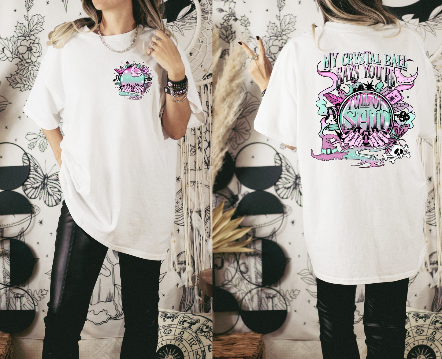 Wholesale Full of Shit Graphic Tee - Mint