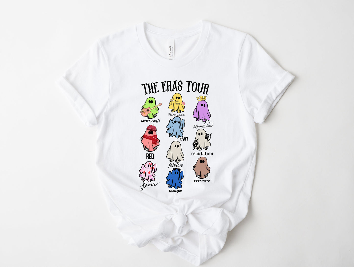 Wholesale Ghost Tour Graphic Tee - White