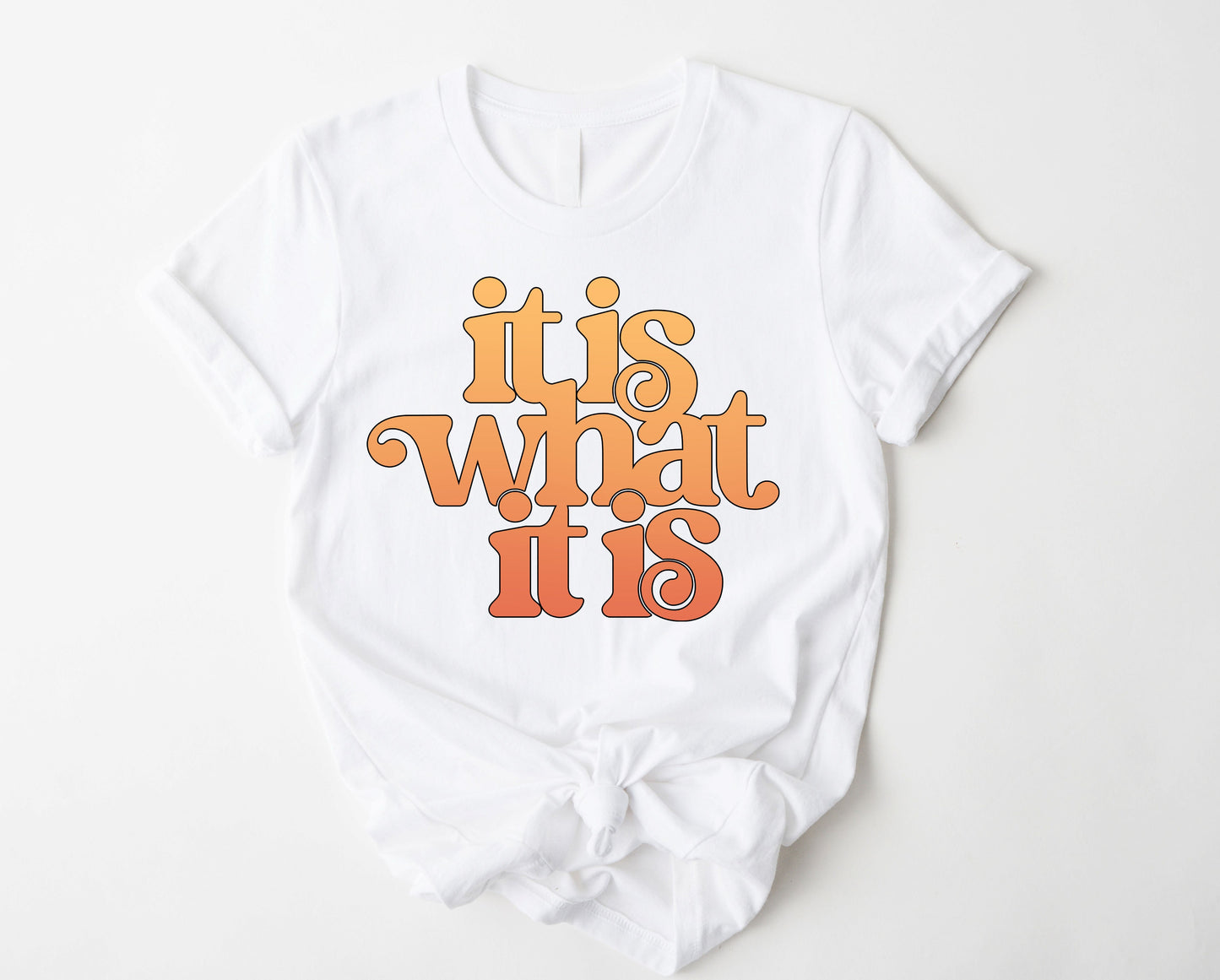 Wholesale It Is What It Is Graphic Tee - Black Sweatshirt