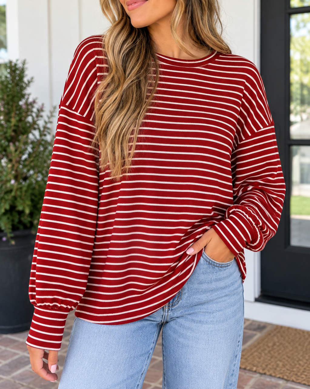 Cherry Lane Striped Top