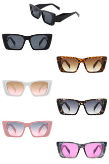  Square Retro Oversize Fashion Cat Eye Sunglasses