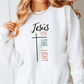 Wholesale Jesus is the light - White Sweatshirt