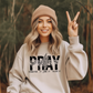 Wholesale Leopard Pray Graphic Tee - Sand Tee