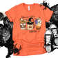 Wholesale Scary Coffee Graphic Tee - Heather Orange Tee