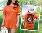 Wholesale Horror Spooky Vibes Graphic Tee - Orange Tee