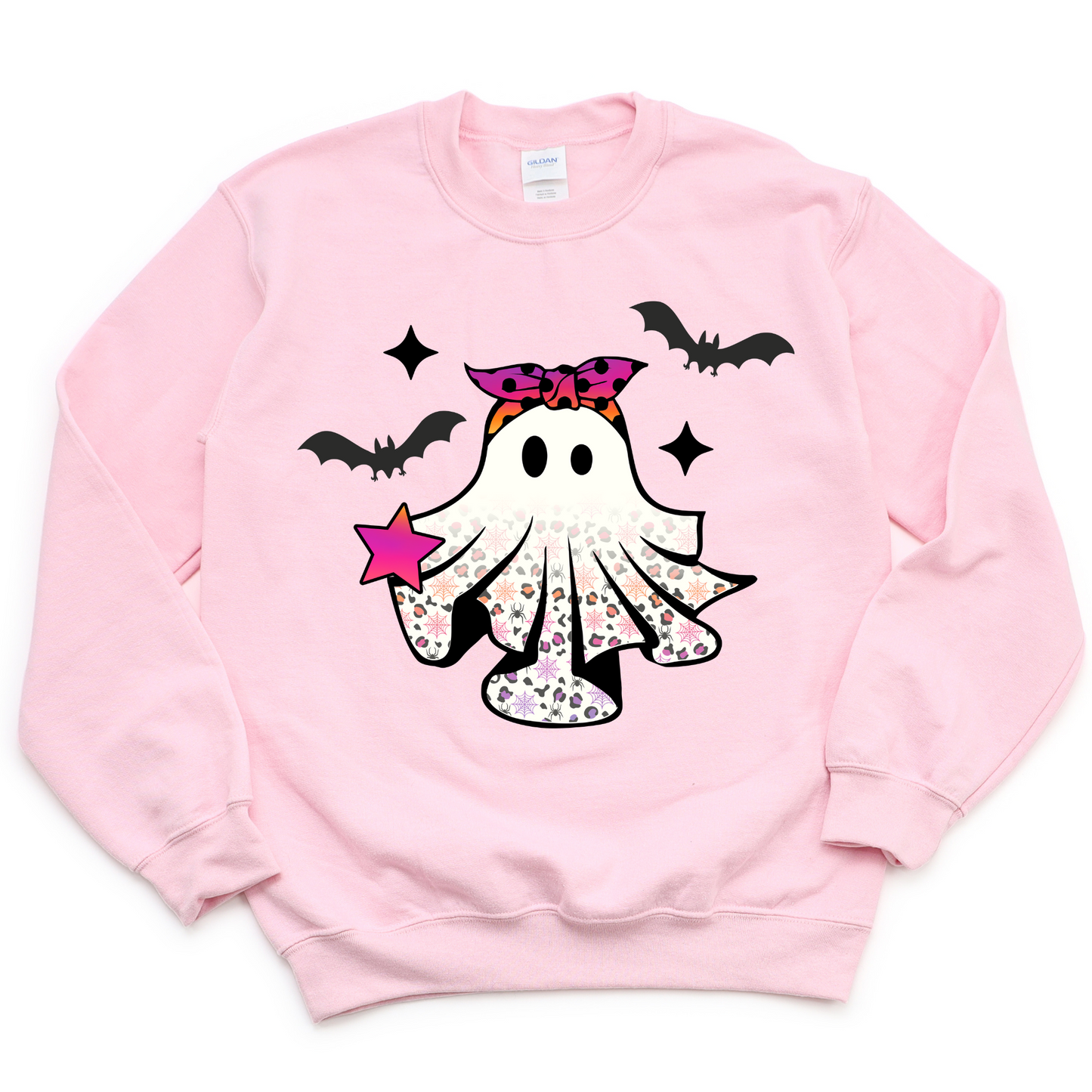 Wholesale Girly Ghost Graphic Tee - Pink Tee