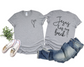 Wholesale Jesus has my back Graphic Tee - Black Tee