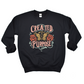 Wholesale Butterfly created with a purpose - Black Sweatshirt