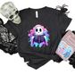 Wholesale How to scare friends Graphic Tee - Heather Charcoal Tee