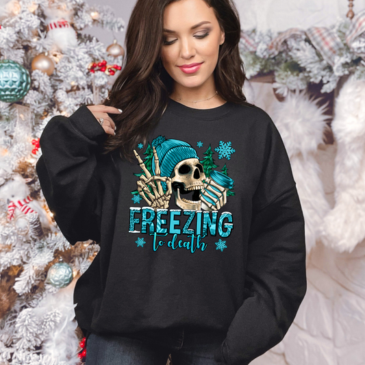 Wholesale Freezing To Death - Black Sweatshirt