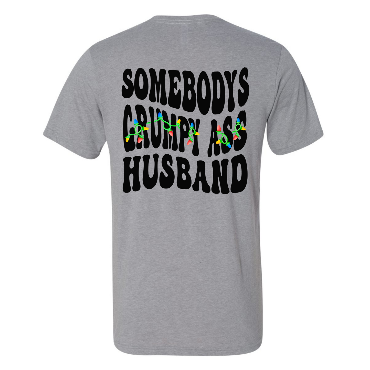 Wholesale Grumpy Ass Husband Graphic Tee - Athletic Heather Tee
