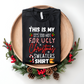 Wholesale Too hot for ugly Christmas Sweaters Graphic Tee - Black Tee