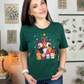 Wholesale Catmas Tree Graphic Tee - Evergreen Tee