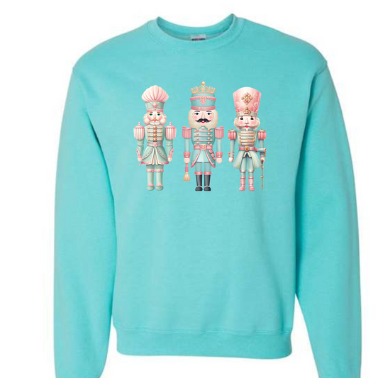 Wholesale Pastel Nutcracker - White Sweatshirt