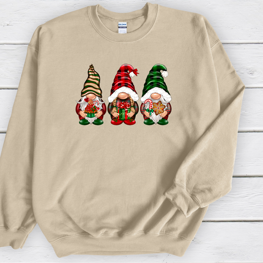 Wholesale Holiday Snack Gnomes - Forest Green Sweatshirt