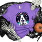 Wholesale Take me away Skeleton Graphic Tee - Heather Team Purple Tee