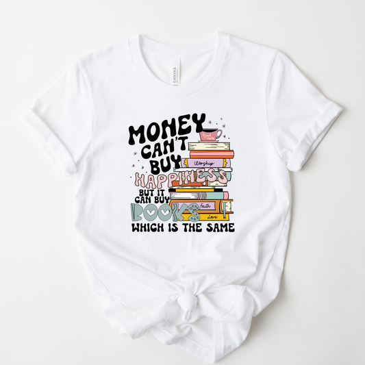 Wholesale Money Faith Books Graphic Tee - White Tee