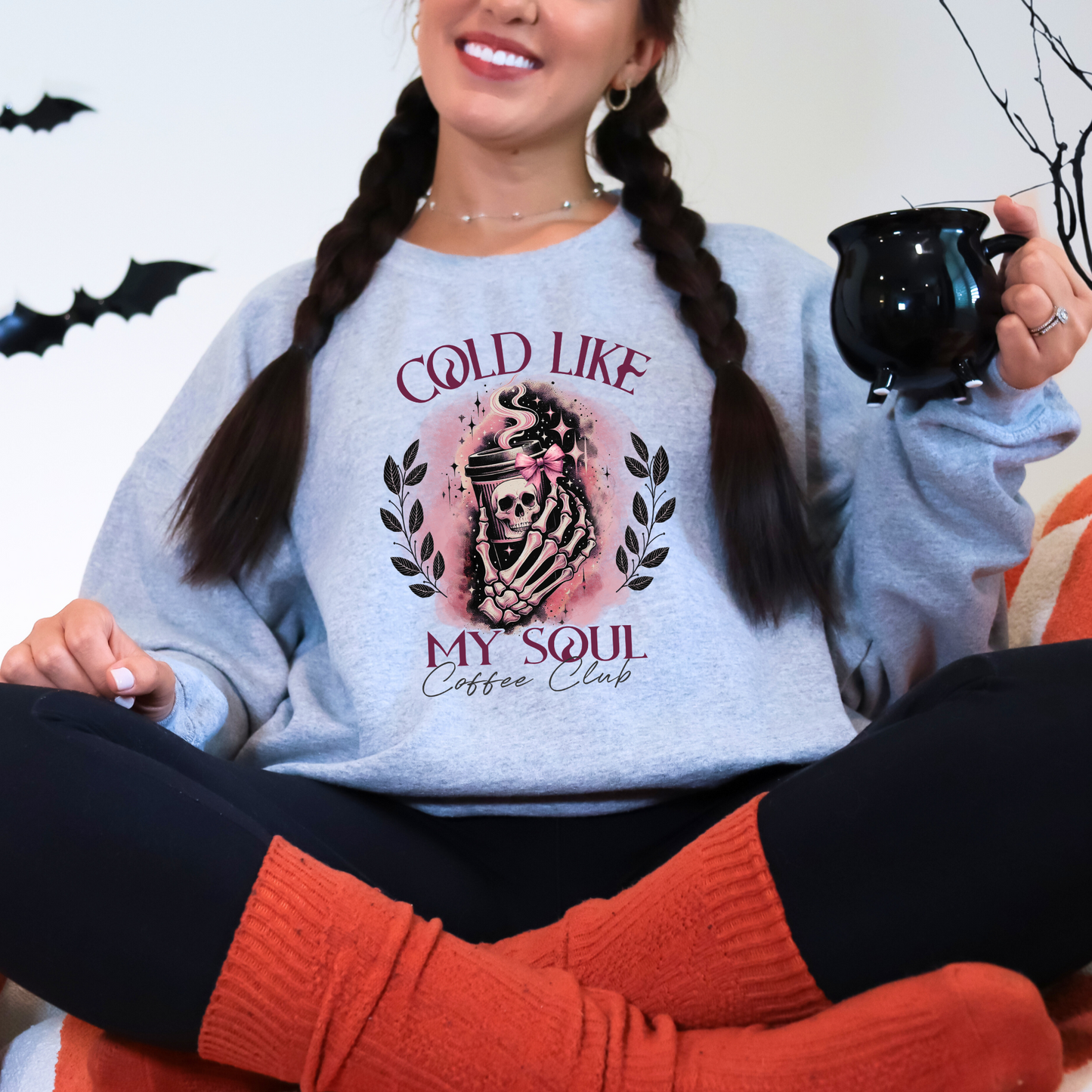 Wholesale Cold Soul Coffee Club - White Sweatshirt