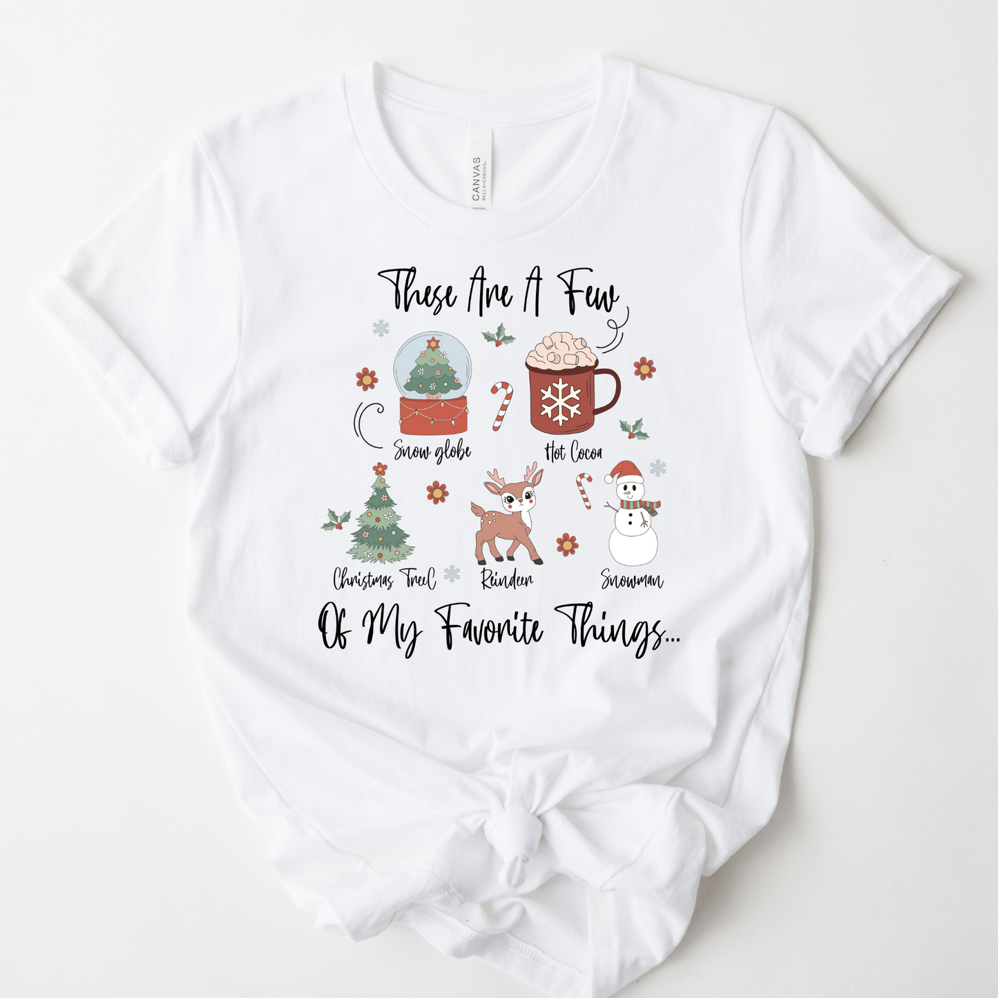 Wholesale A few of my favorite things Graphic Tee - White Tee