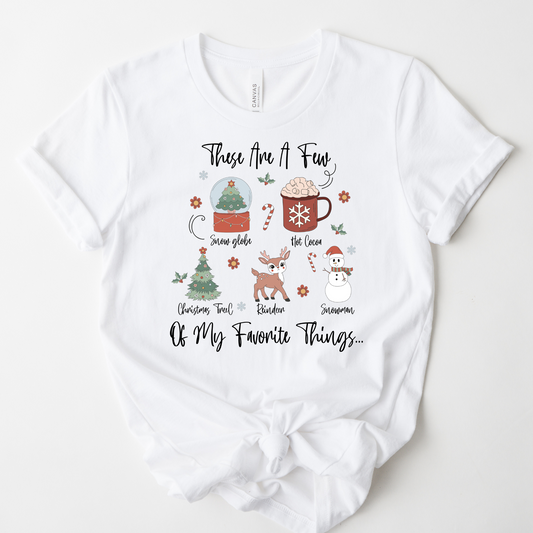 Wholesale A few of my favorite things Graphic Tee - White Tee