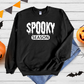 Wholesale Spooky Season Varsity - Black Sweatshirt