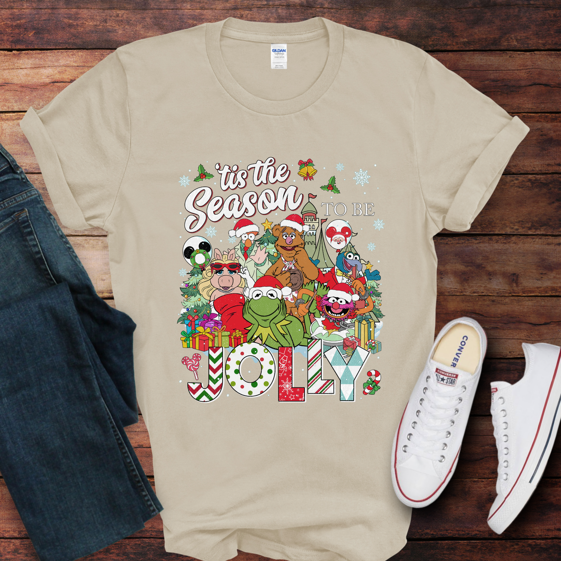 Wholesale Jolly Muppets Graphic Tee - Sand Tee