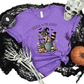 Wholesale Trick or Trashy Graphic Tee - Heather Team Purple Tee