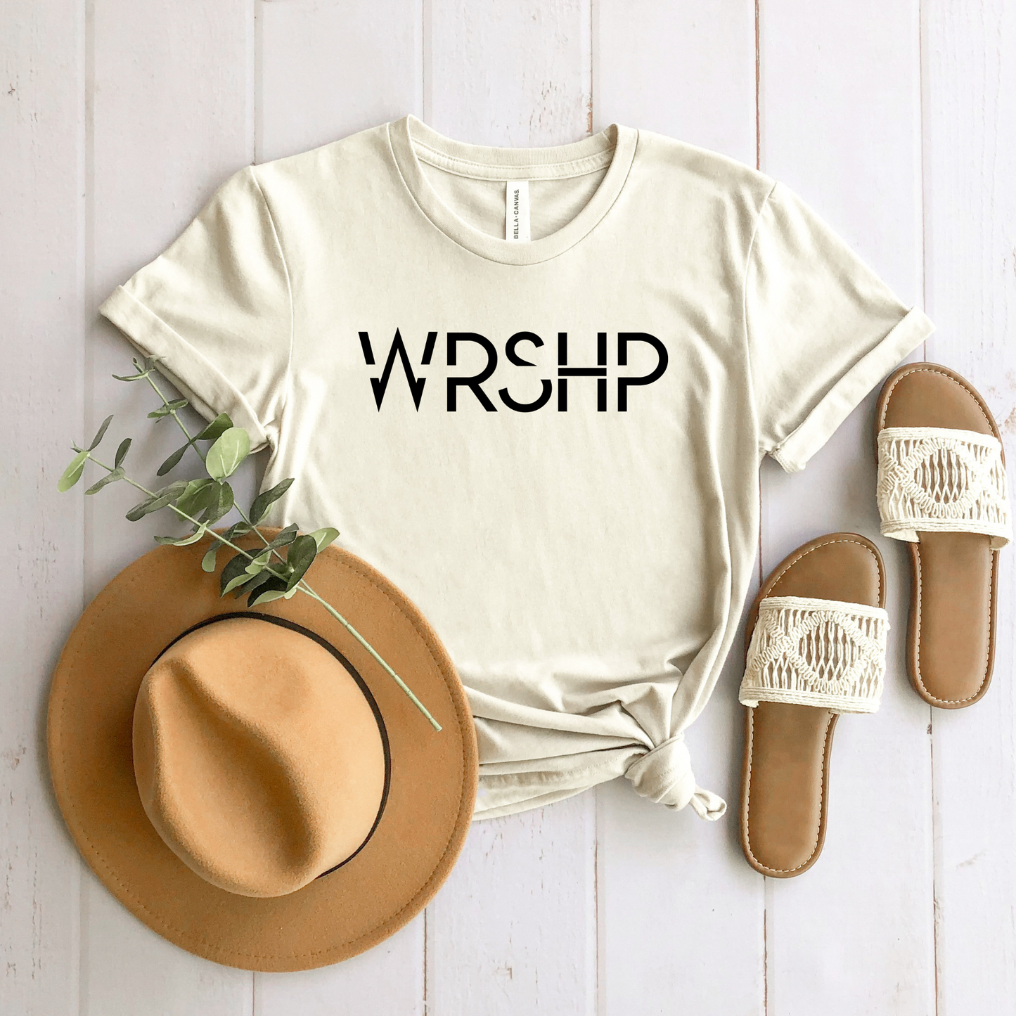 Wholesale WRSHP Graphic Tee - Sand Tee
