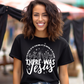 Wholesale There was Jesus Graphic Tee - Maroon Tee