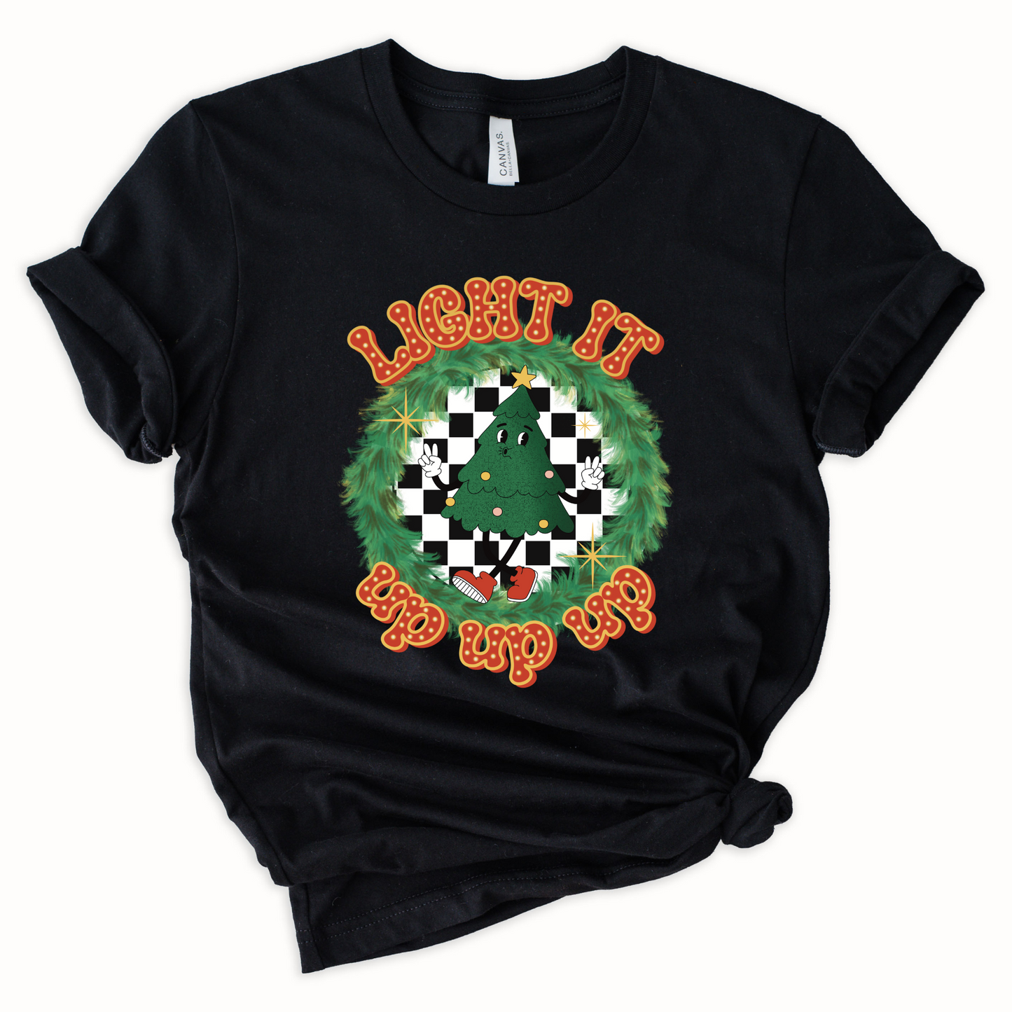 Wholesale Light it up up up Graphic Tee - Ash Grey Tee