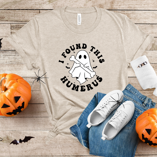 Wholesale I found this Humerus Graphic Tee - Heather Orange Tee
