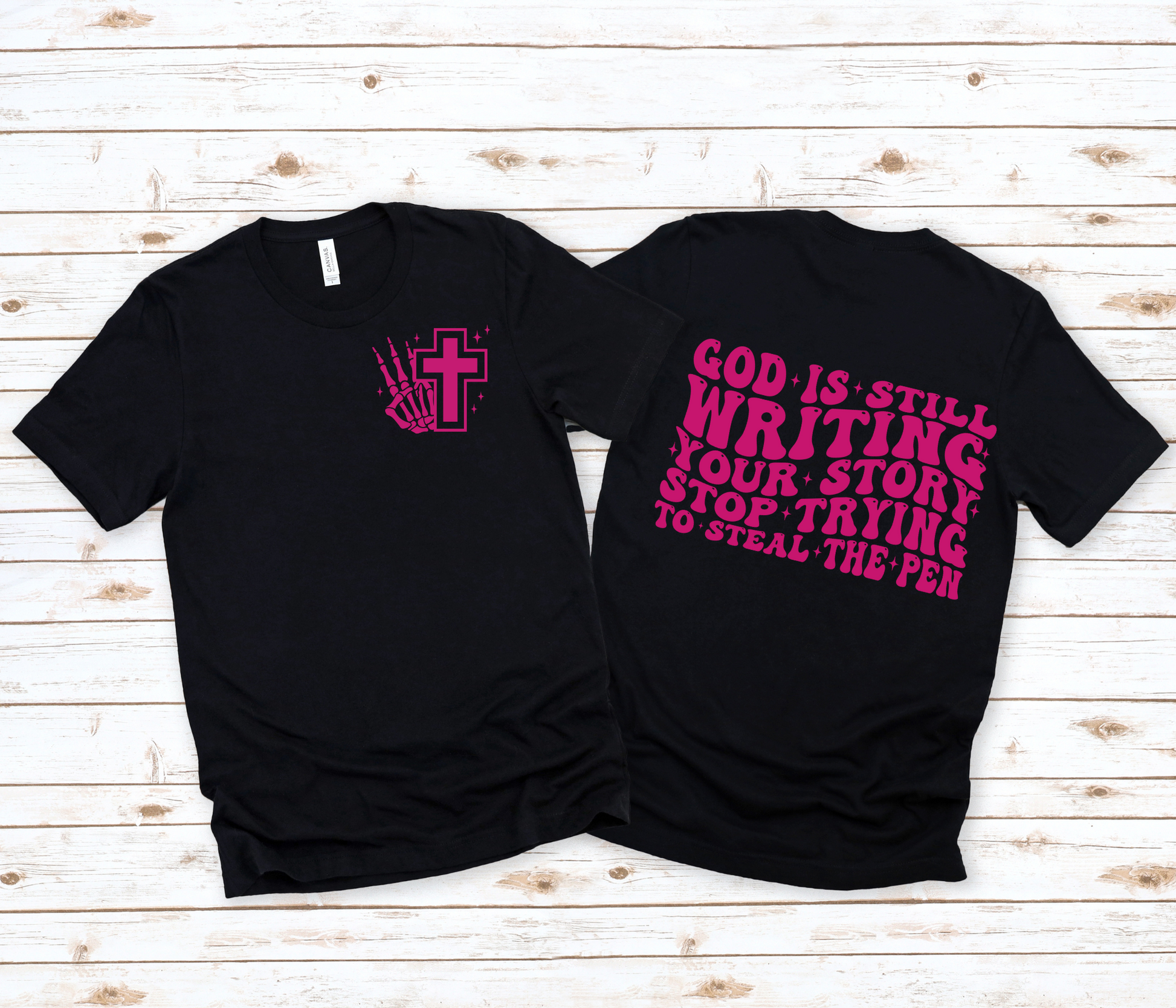 Wholesale Writing Your Story Graphic Tee - Grey Tee