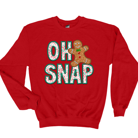 Wholesale Oh Snap Bling Graphic Tee - Black Tee