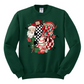 Wholesale Retro Christmas Graphic Tee - Red Tee