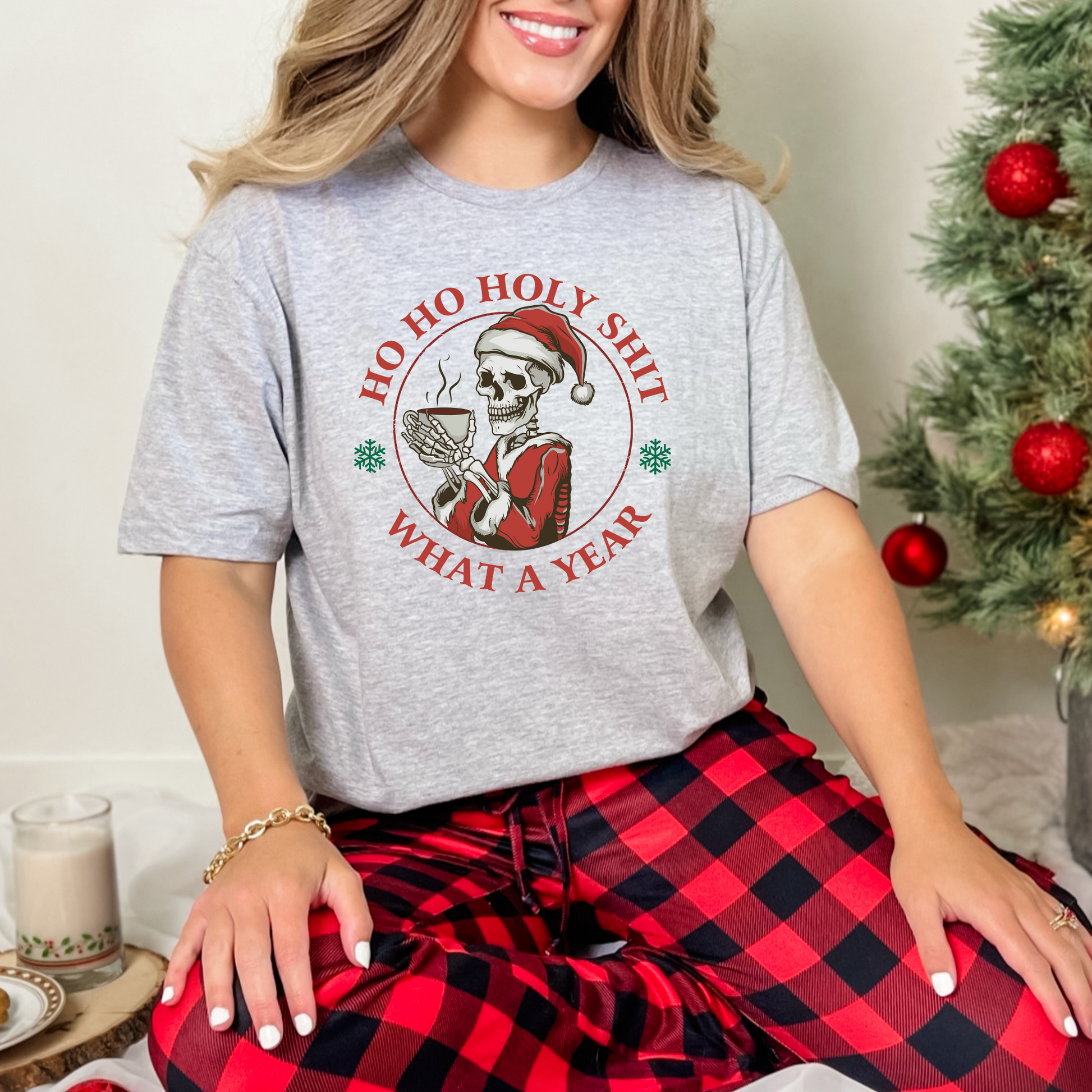 Wholesale Uncensored Ho Ho Holy Shit - Grey Sweatshirt