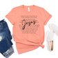 Wholesale Jesus in your hurting Graphic Tee - Heather Mauve Tee