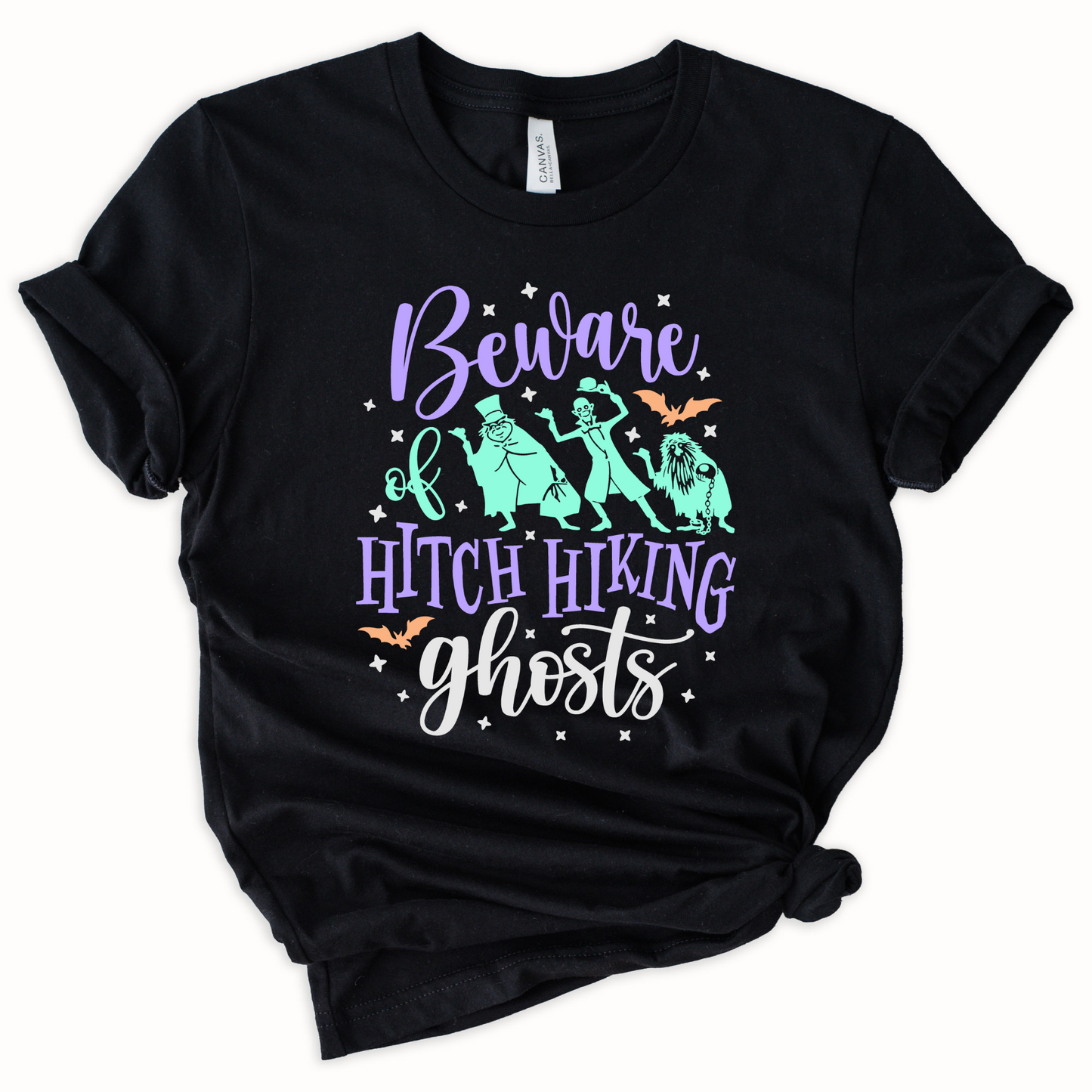 Wholesale Hitch hiking ghosts Graphic Tee - Charcoal Tee