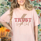 Wholesale Lightning Trust God Graphic Tee - Heather Peach Tee