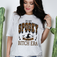 Wholesale Spooky Witch Era Graphic Tee - Ash Grey Tee