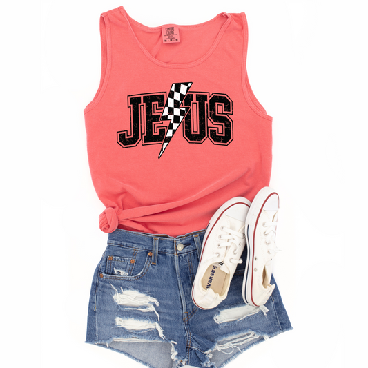 Wholesale Jesus Lightning Graphic Tee - CC Wine Tee