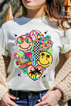 Hello Summer Collage Graphic T Shirts