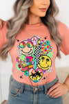 Hello Summer Collage Graphic T Shirts