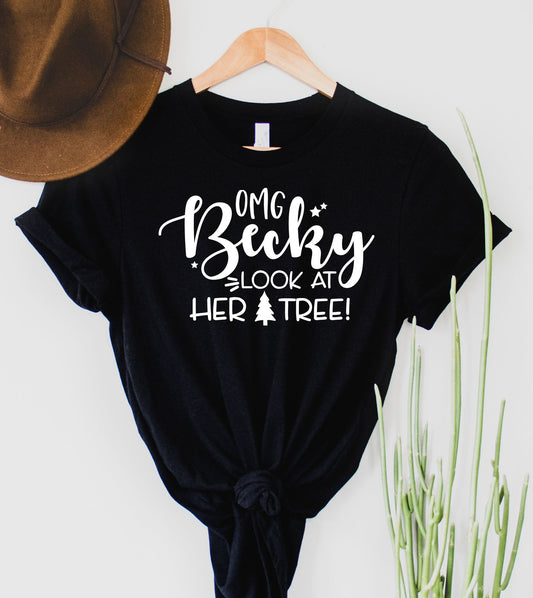 Wholesale Look at Her Tree Graphic Tee - Black