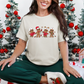Wholesale Gingerbread Nurse Graphic Tee - Natural Tee
