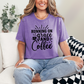 Wholesale Grace and Coffee Graphic Tee - Heather Team Purple Tee